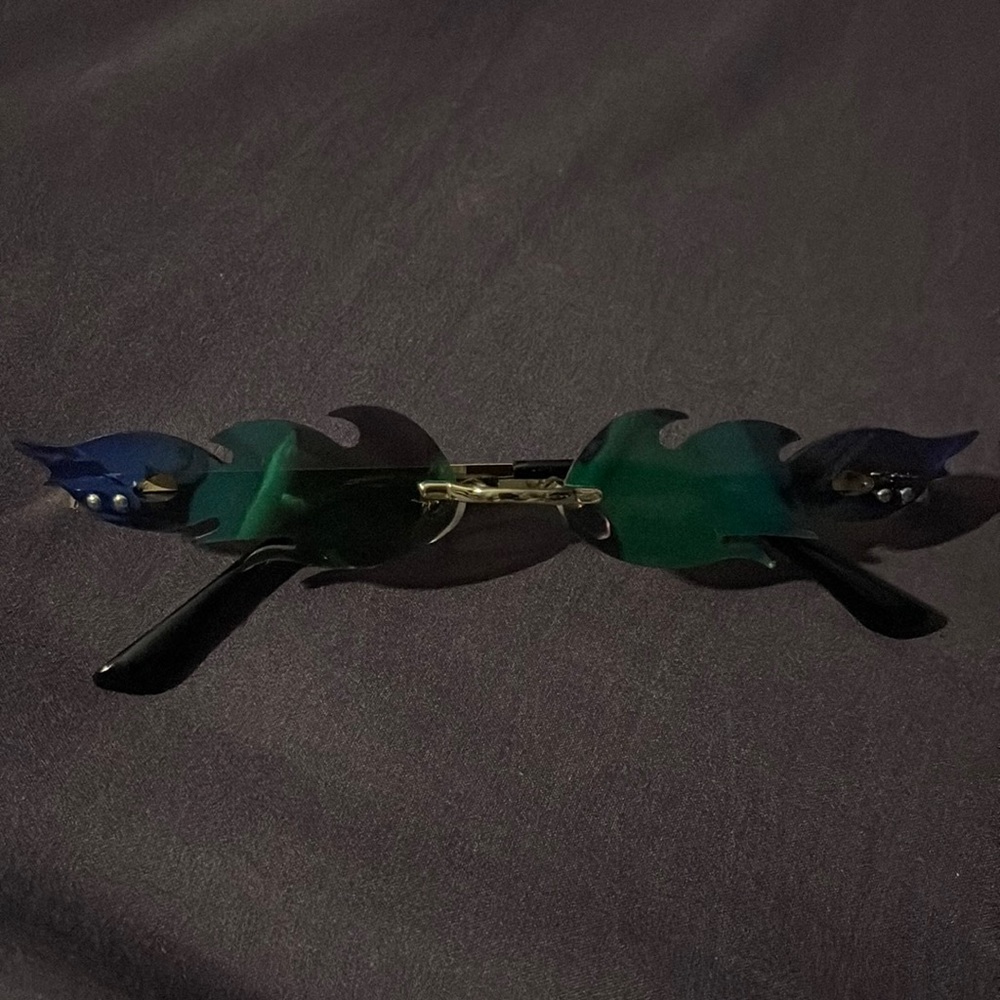 Blue Flame Sunglasses